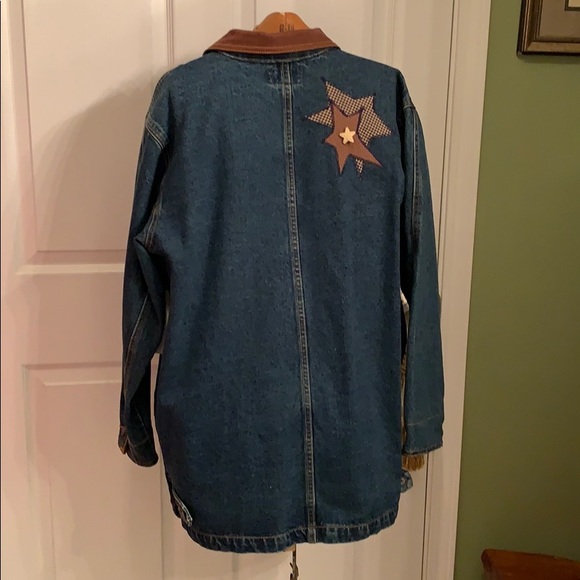 NWT folk art jean jacket - Picture 7 of 7